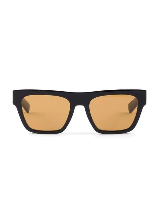 Prada Natural Square-Frame Logo-Print Sunglasses for men