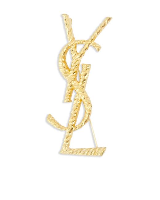 Saint Laurent Metallic Cassandre Brosche
