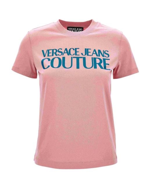 Versace Jeans Couture ロゴ Tシャツ Pink