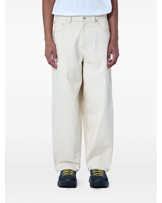 METALWOOD STUDIO White Wide-Leg Jeans for men