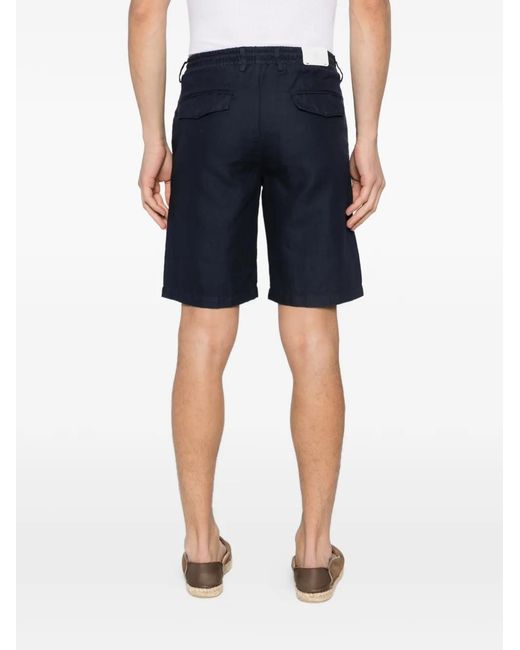 Pantalones Cortos Con Cordones Eleventy de hombre de color Blue