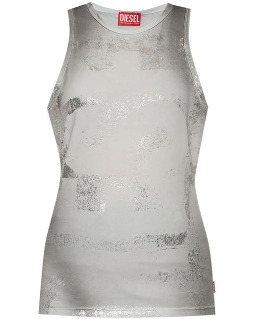 DIESEL Gray T-Anny Tank Top