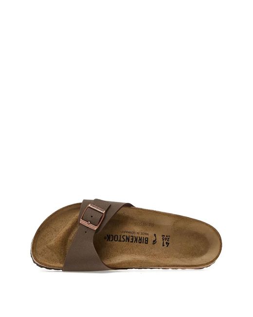 Birkenstock Brown Madrid Birko-Flor Nubuck Sandals