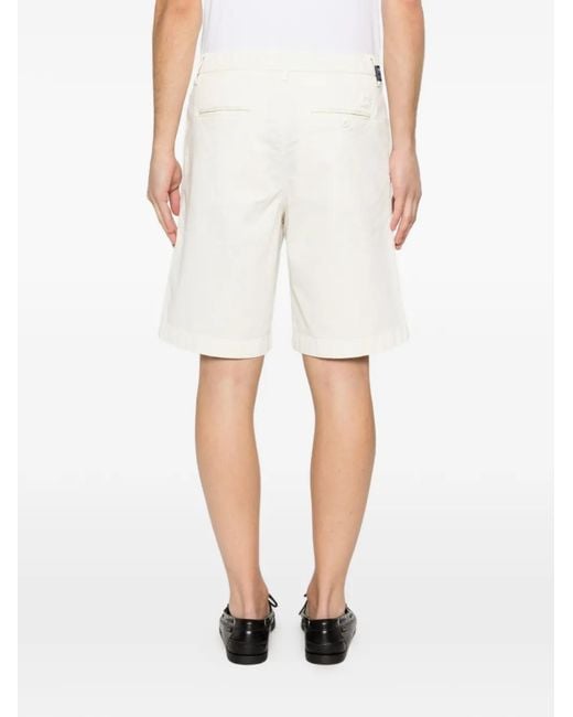 Jacob Cohen White George Tailored Shorts for men