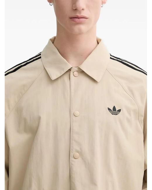 Adidas Natural 3-Stripes Track Jacket for men