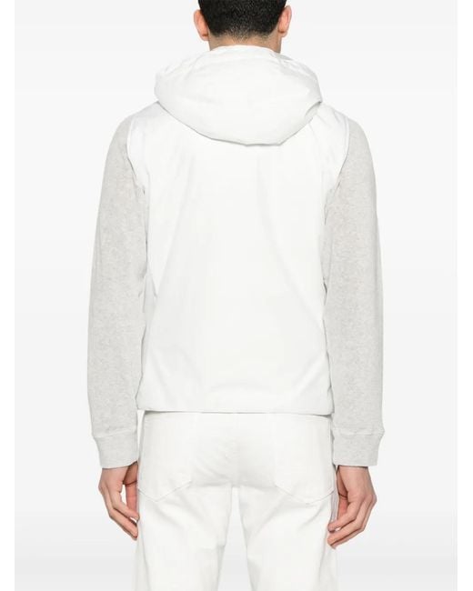 Chaleco Con Capucha Montecore de hombre de color White