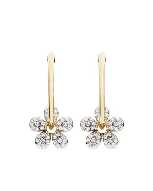 Phillips House White 14K Forget-Me-Not Diamond Earrings