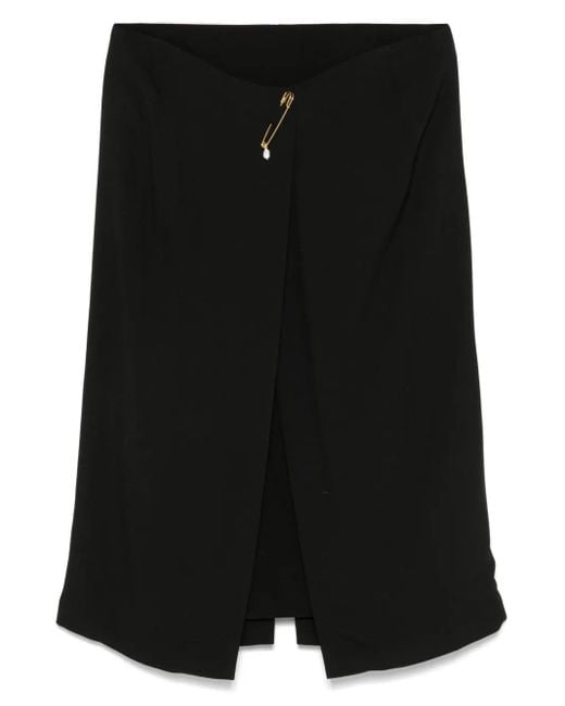 Carven セーフティピン スカート Black