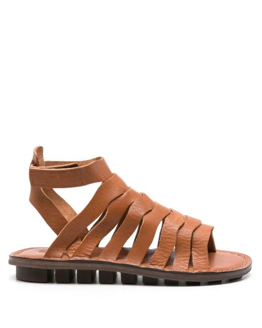 Trippen Brown Swell Intertwined Leather Sandals