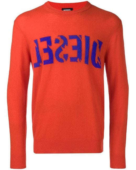 DIESEL Kaschmir 'K-joy' Pullover in Orange für Herren | Lyst DE