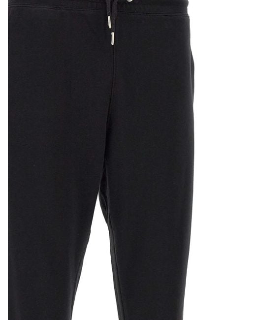 Sun 68 Blue Basic Elasticated-Waist Logo Track Pants for men