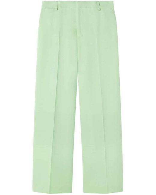 Pantaloni con apllicazione di Versace in Green da Uomo