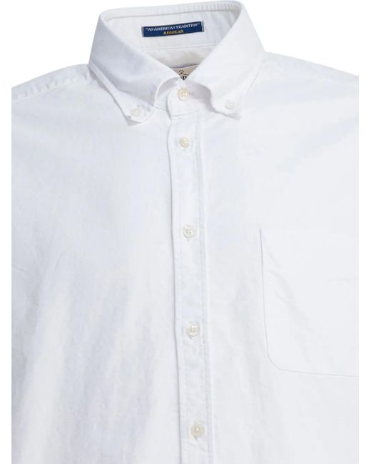 B.D. Baggies White Long-Sleeve Shirt for men