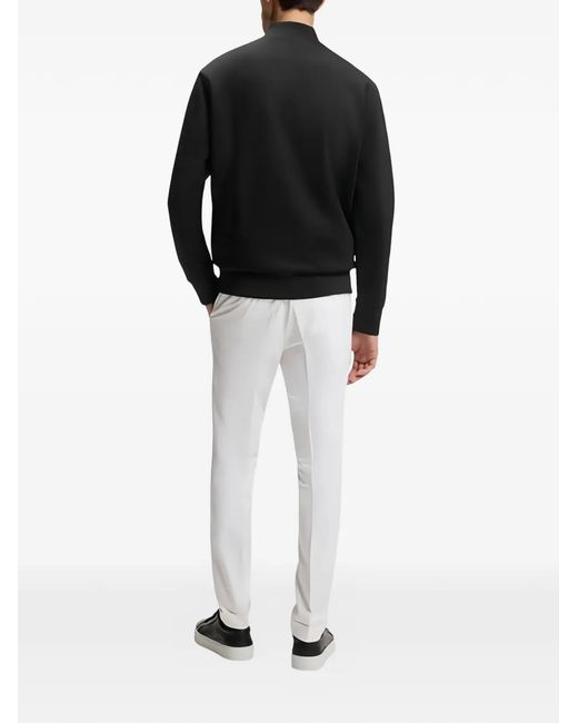 Boss Black Zip-Up Bomber Jacket for men