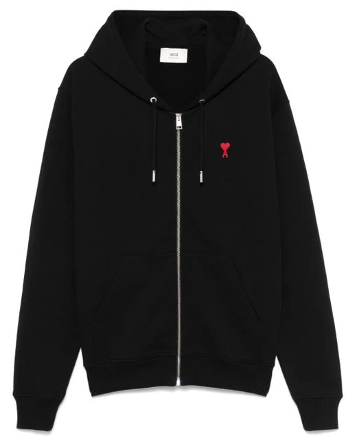 AMI Ami De Coeur ジップアップ パーカー Black