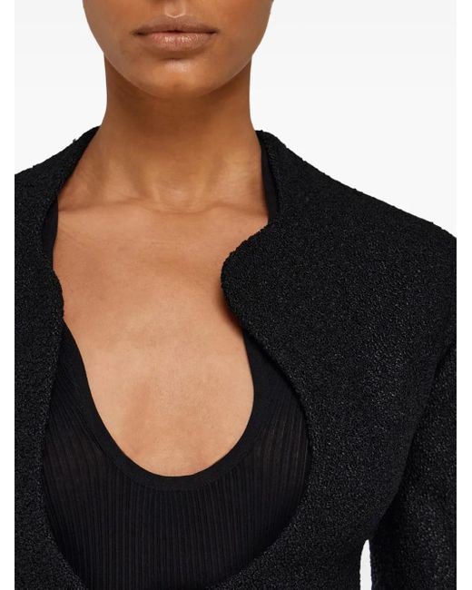 Ferragamo Black Single-Breasted Blazer