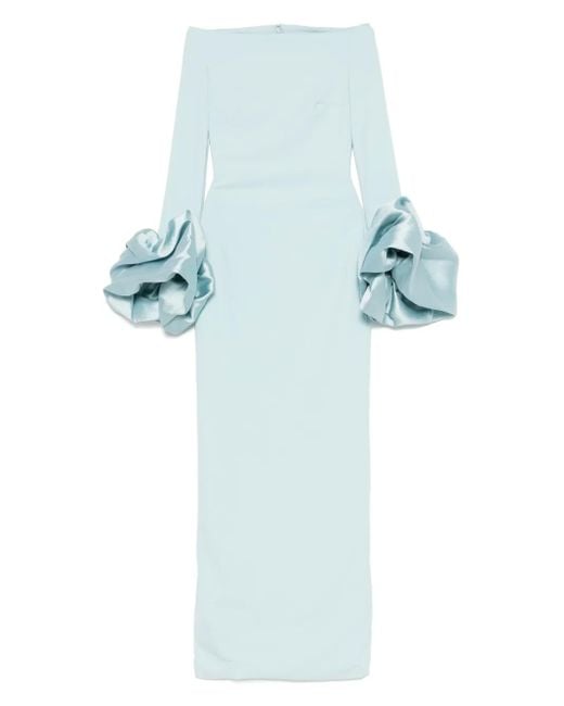 Solace London Blue Talia Maxi Dress