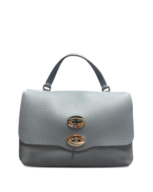 Zanellato Gray Clutch mit doppeltem Verschluss