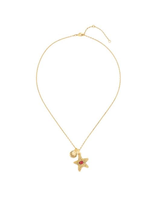 Goossens Metallic Shooting Star Necklace