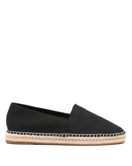 Calvin Klein Black Flat Espadrilles for men