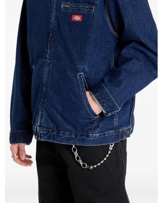 Dickies Blue Corduroy-Collar Denim Jacket for men