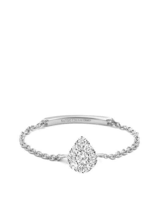 Djula White Magic Touch Pear Ring Mit Diamanten