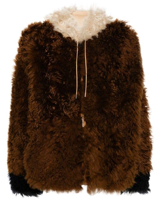 Marni Brown Shearling Jacket