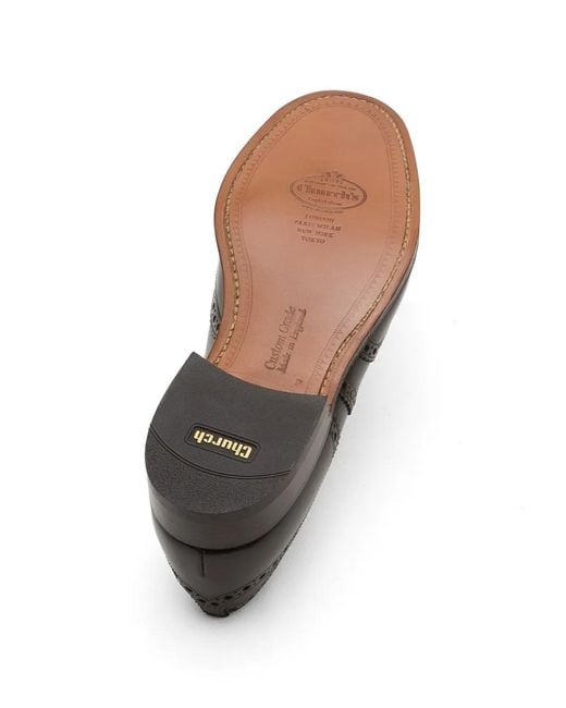Church's Brown Burwood Oxford Shoes for men