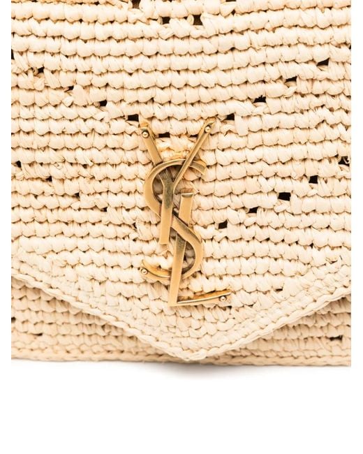 Saint Laurent Natural Small Loulou Shoulder Bag
