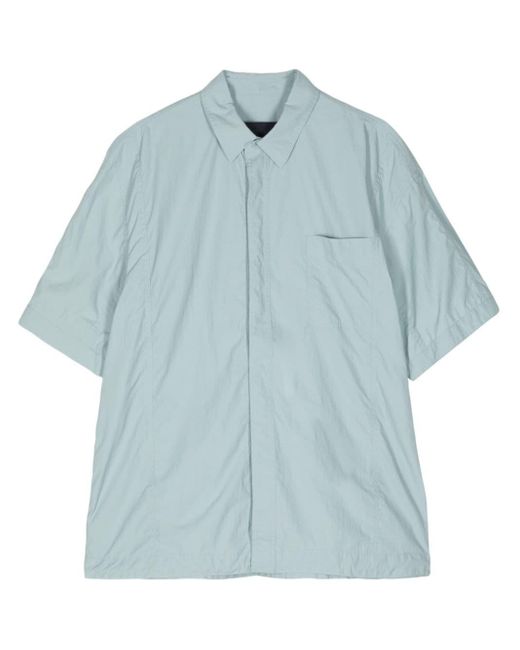 Juun.J Blue Short-sleeve Shirt for men