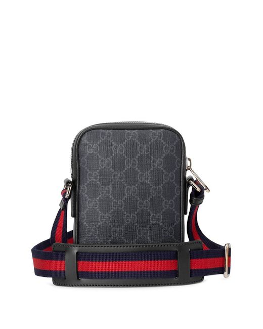 Gucci Supreme Logo Canvas Flight Bag in Black for Men - Save 27% - Lyst
