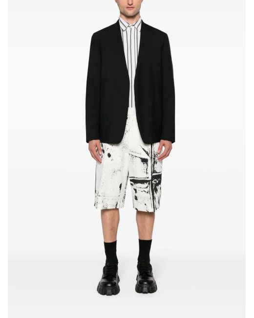McQueen White Shorts for men