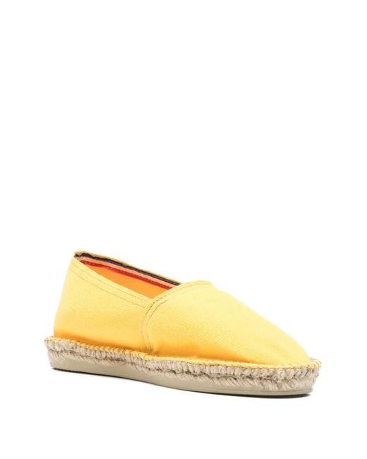 A.P.C. Yellow Woven Espadrilles