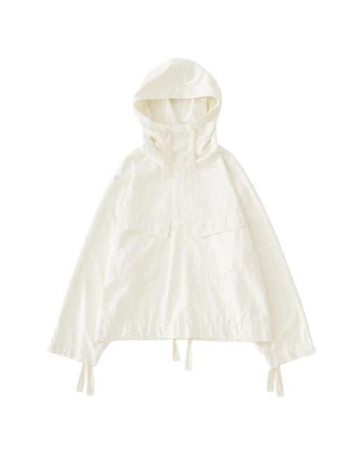 Studio Nicholson White Veste Kirby À Capuche for men