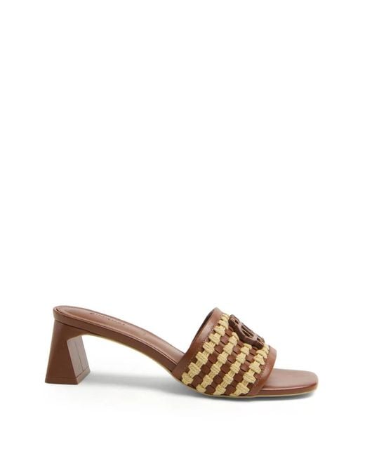 Jonathan Simkhai Brown Sydney Heeled Sandals