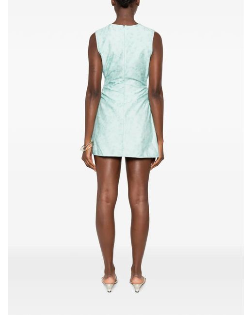 Christopher Esber Blue Sleeveless Mini Dress