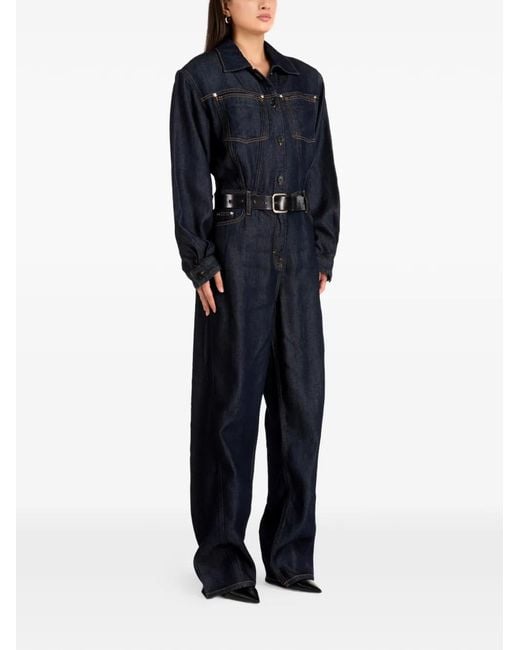 IRO Blue Denim Jumpsuit