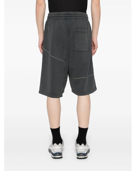 A_COLD_WALL* Gray Logo-Print Shorts for men