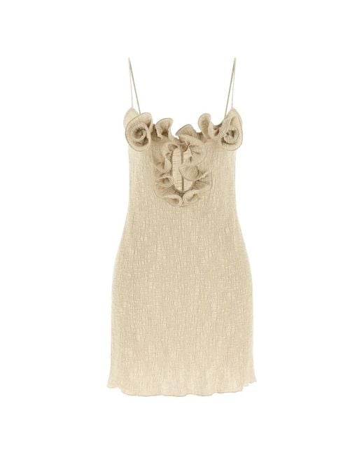 Magda Butrym Natural Robe À Volants