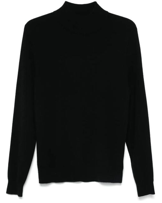 Eric Bompard Black High-Neck Sweater for men