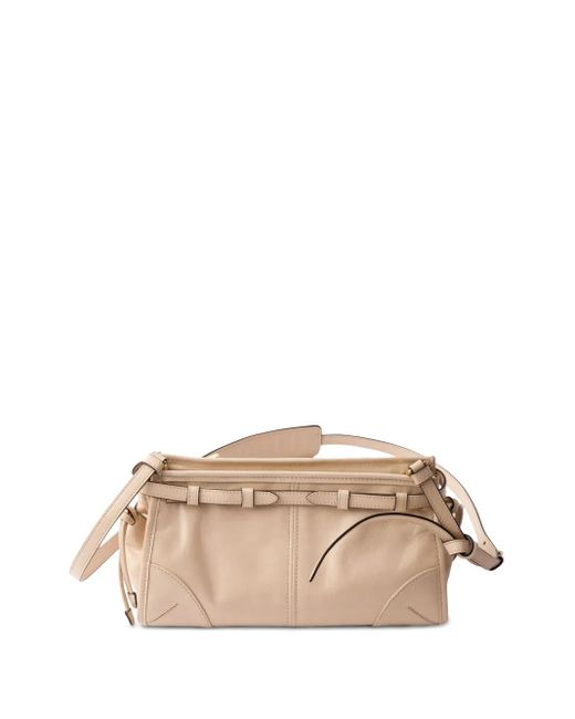 Prada Natural Small Bonnie Shoulder Bag