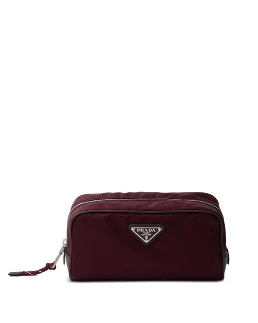 Pouch Speedrock Re-Nylon di Prada in Purple da Uomo