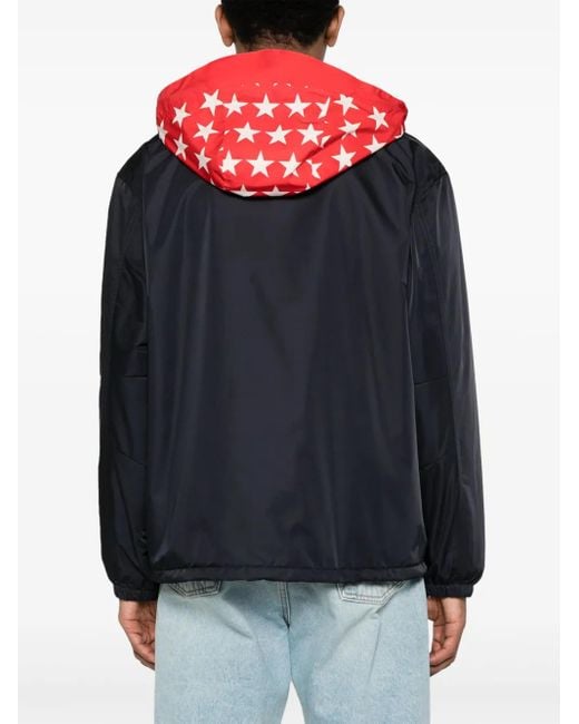 Givenchy Black Technical Fabric Hooded Jacket For Ss24 for men