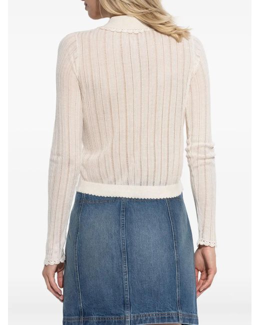 Ulla Johnson White Lottie Cardigan