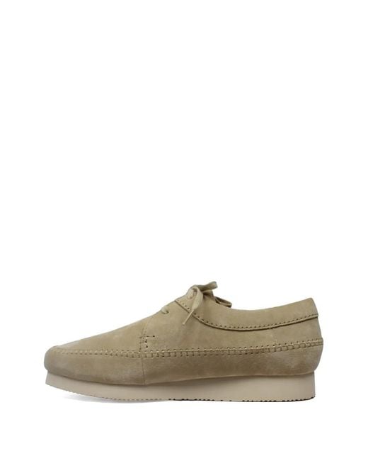Clarks Natural Weaver Lace-Up Derby Shoes for men