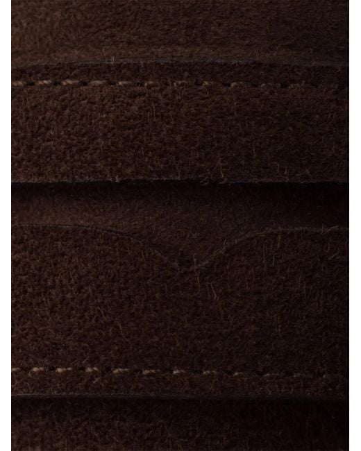 Prada Brown Loafer aus Wildleder