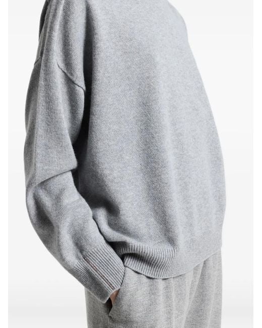 Maglione Girocollo di Peserico in Gray