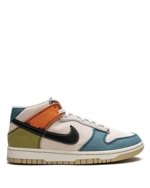 Nike Blue Dunk Mid "Pale Ivory/ Sneakers for men