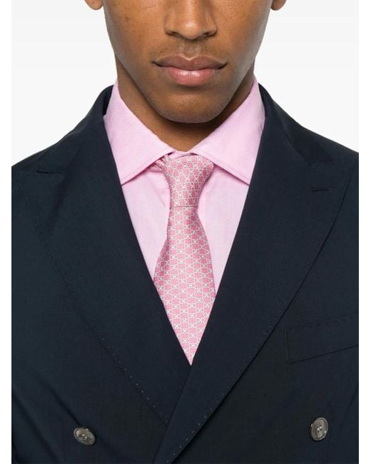 Boss Blue Double-Breasted Blazer for men
