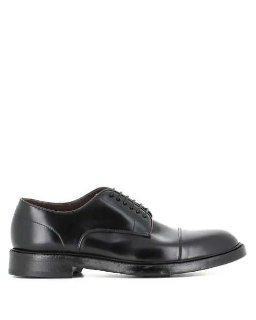 Green George Brown 7084 Cap-Toe Derby Shoes for men